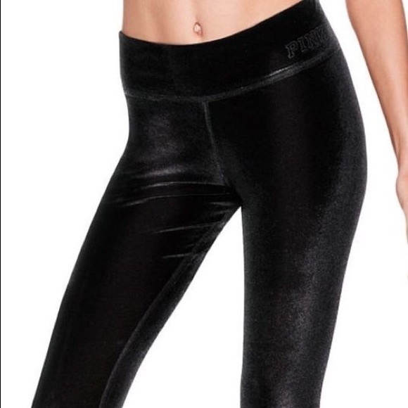 Pink Vs Velvet Leggings 